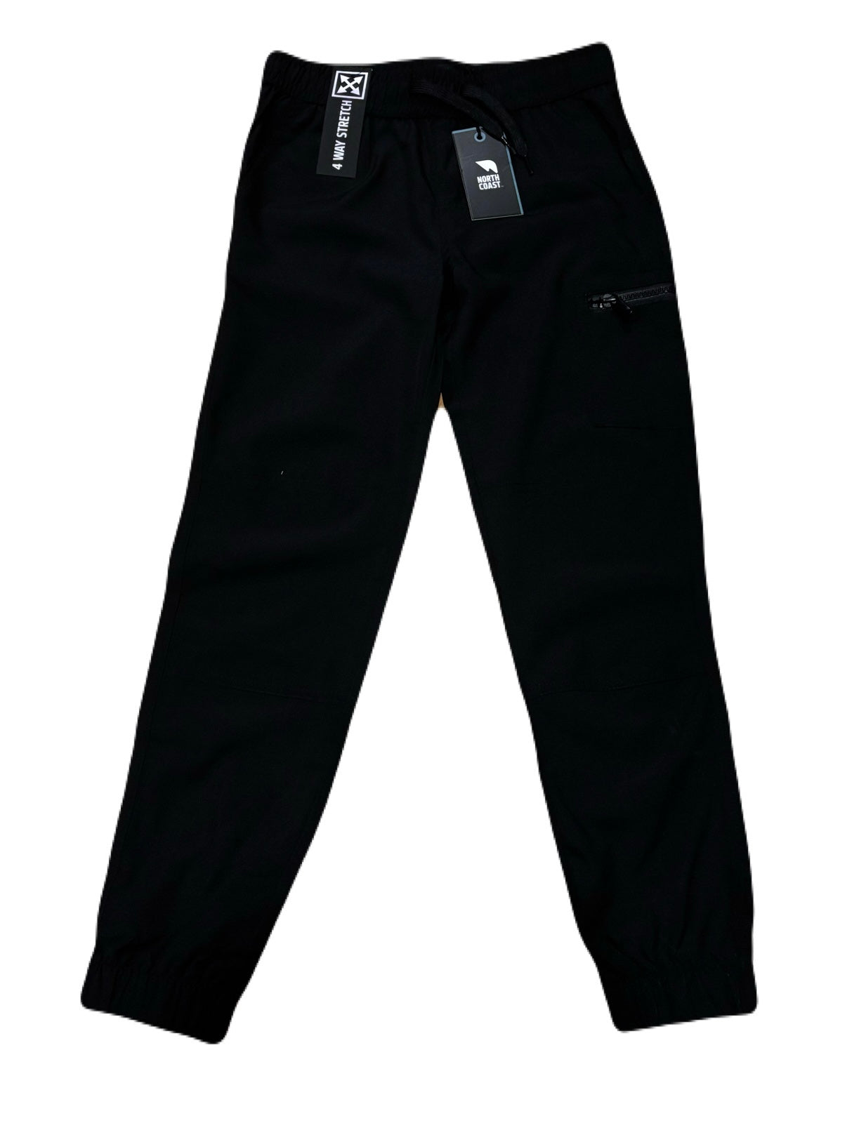 North Coast-Boys 4 Way Stretch Pant Black