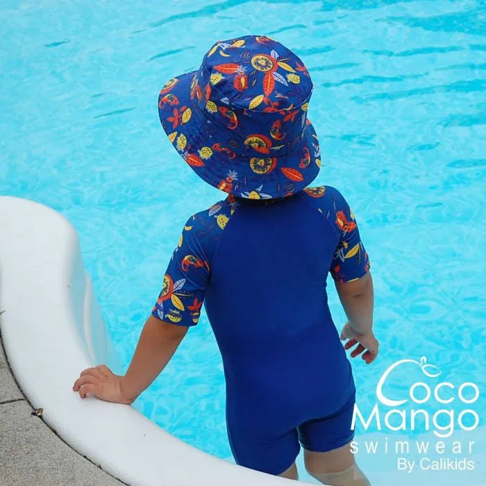 Swim Set- Boy One Piece/Hat