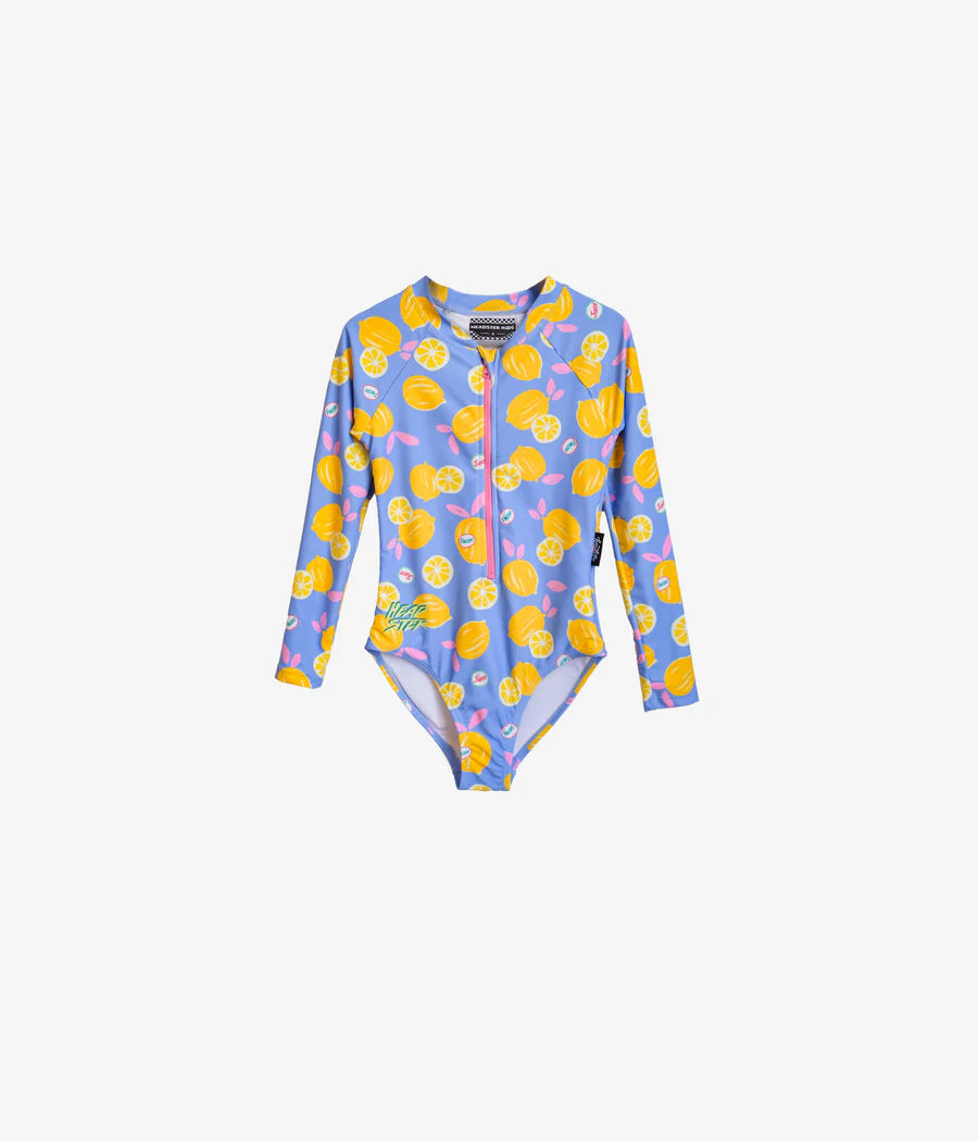 Headster- Freshly Squeeze Long Sleeve One Piece Swimsuit