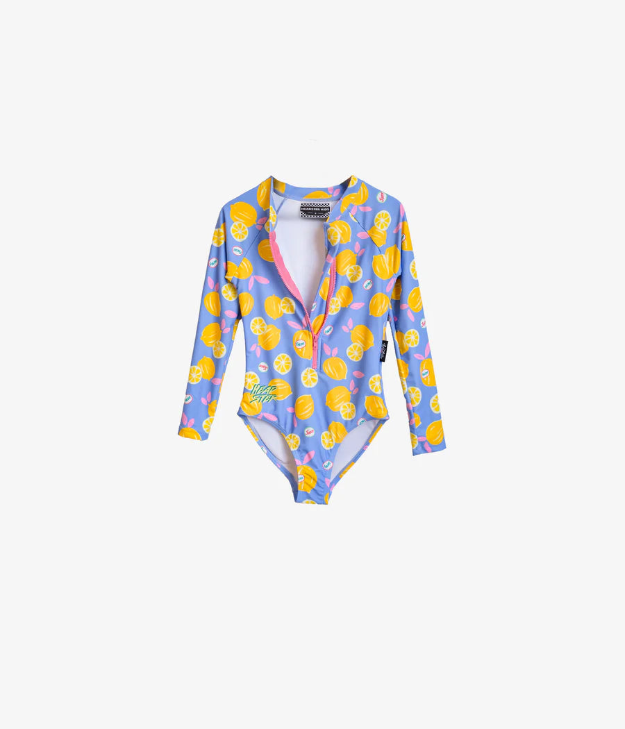 Headster- Freshly Squeeze Long Sleeve One Piece Swimsuit