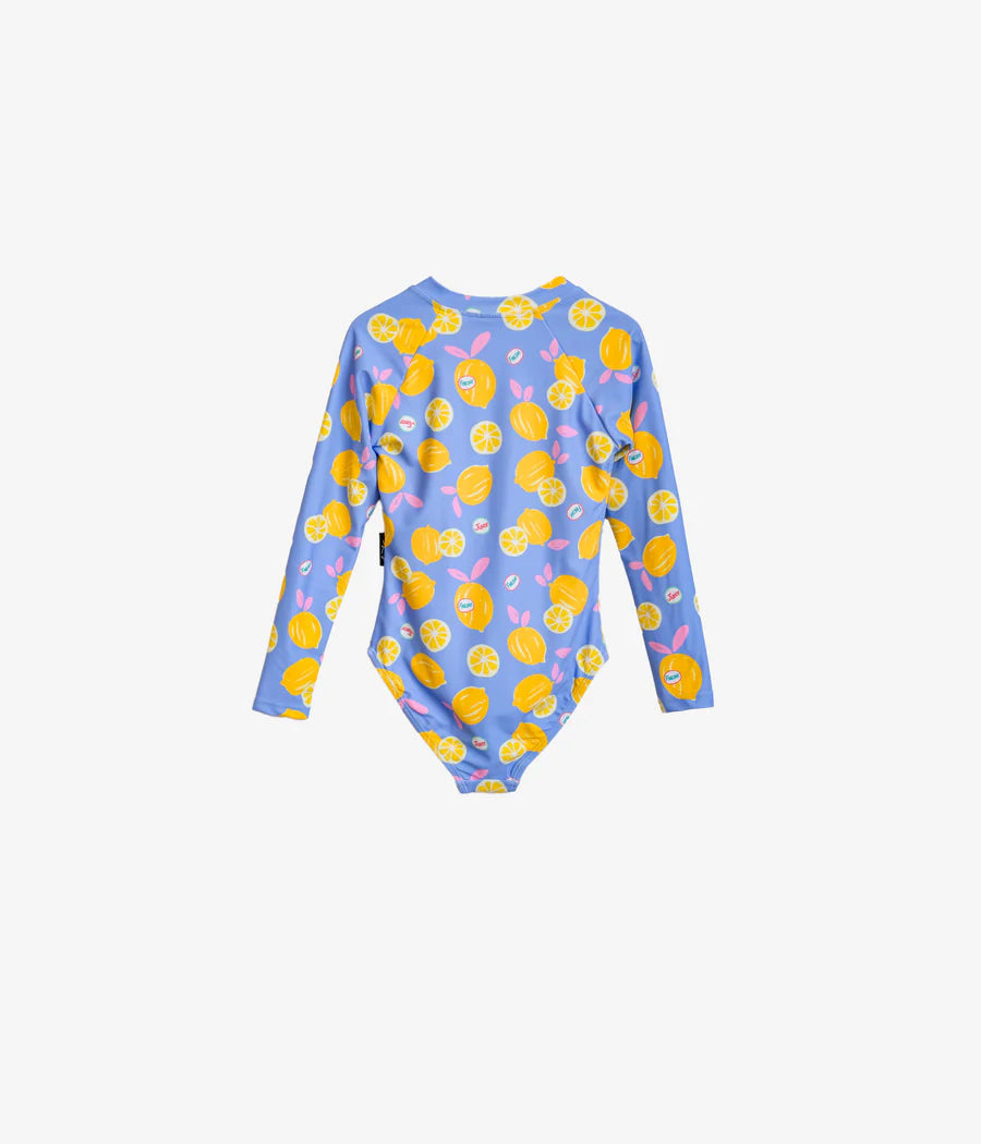Headster- Freshly Squeeze Long Sleeve One Piece Swimsuit