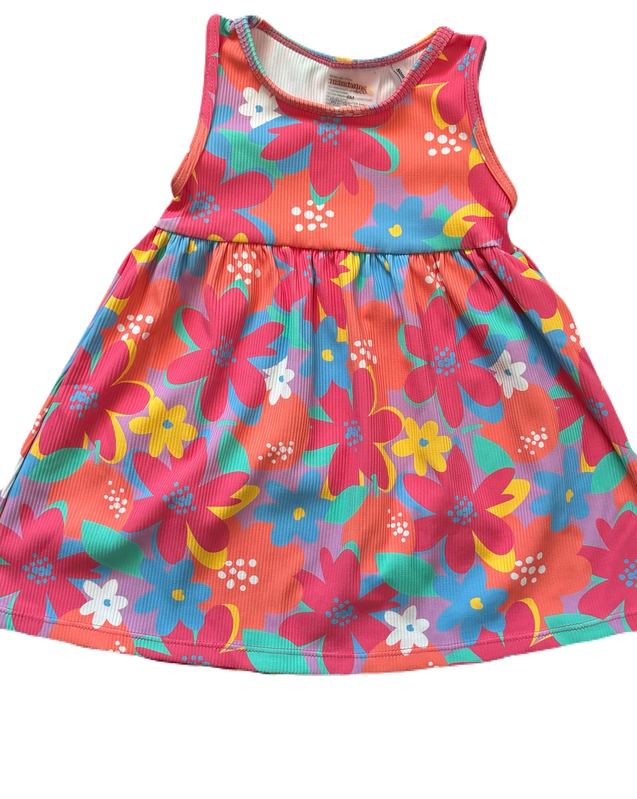 Swim Set- Girl 2 Piece w Cover Up Dress -Beach Lavender Floral