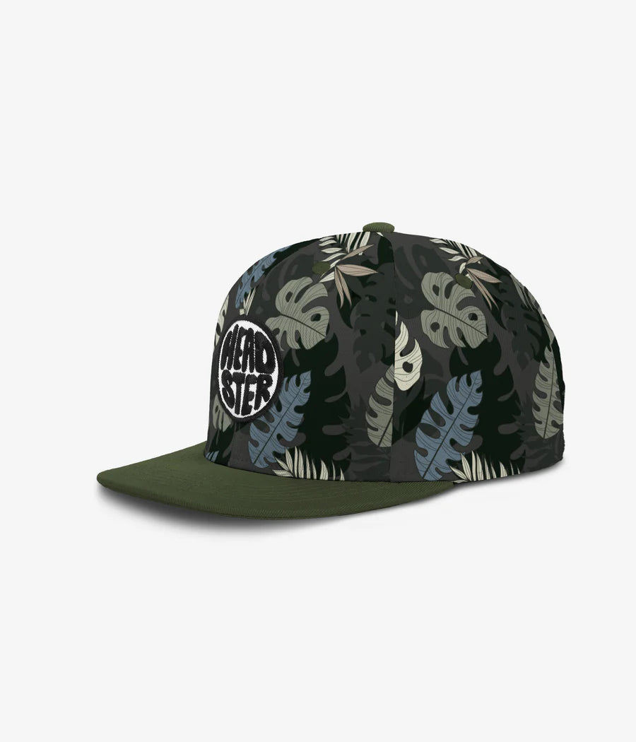 Headster- Leaf-Up Snapback - Charcoal