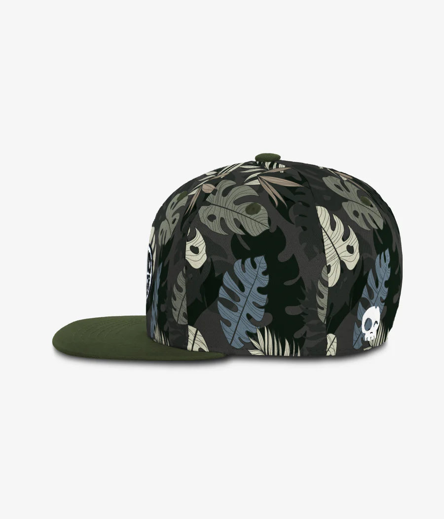 Headster- Leaf-Up Snapback - Charcoal