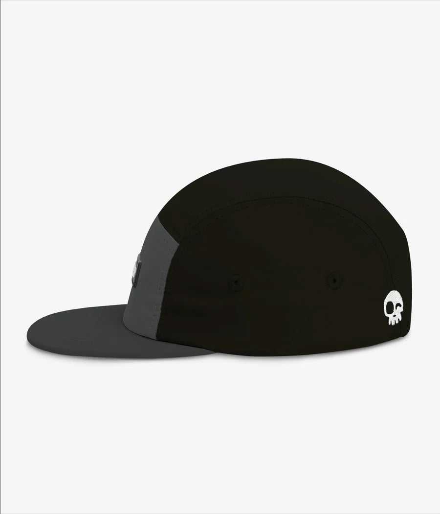Headster- Runner Nylon Five Panel- Charcoal