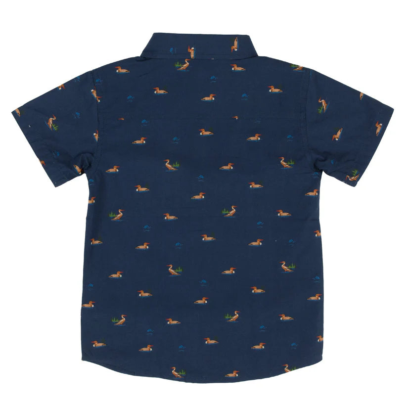 Nano-Boys Navy Blue Shirt