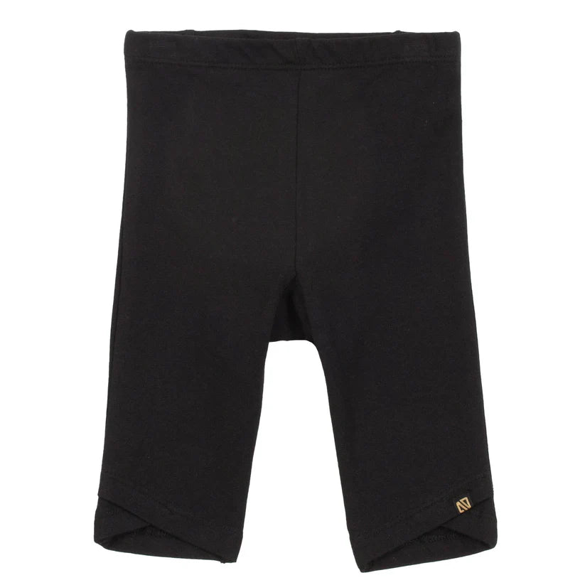 Nano-Baby Girl Legging 3/4 Length-Black