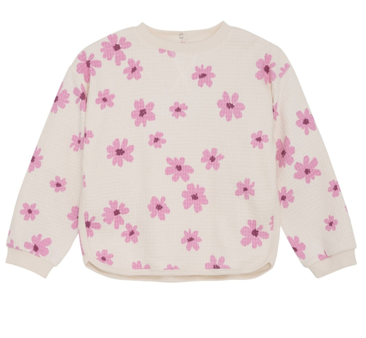 Minymo-White Swan Sweatshirt
