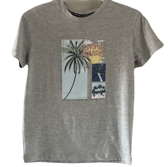 North Coast- Boys T-Shirt Sunshine Paradise Grey