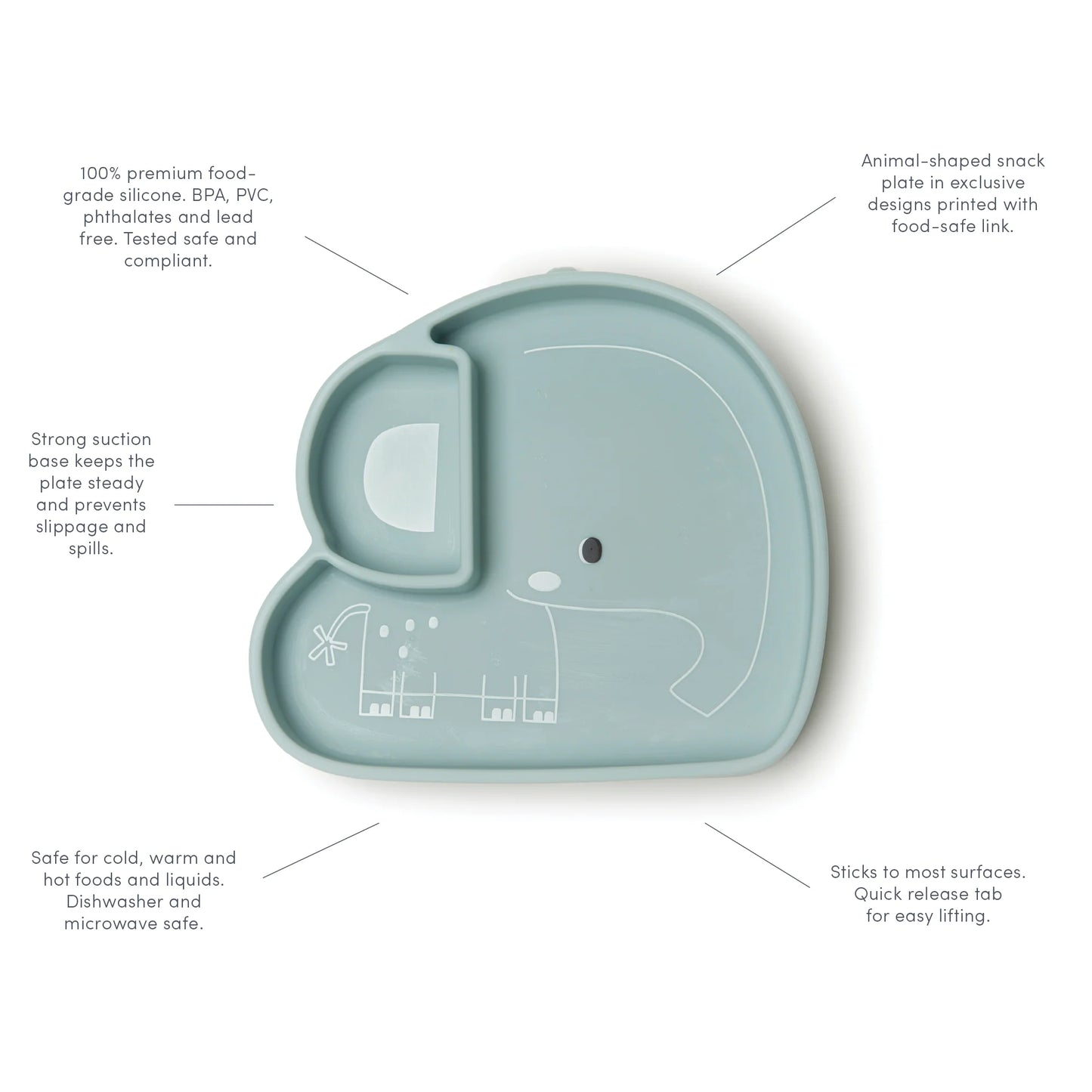 Silicone Snack Plate