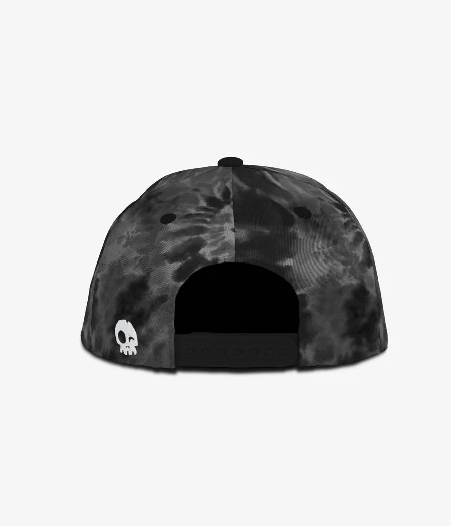 Headster- Tie Dye Black Snapback