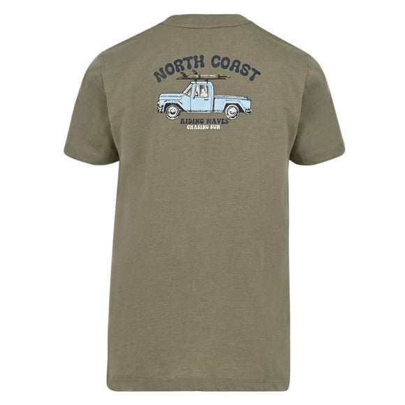 North Coast- Boys T-Shirt Vetiver