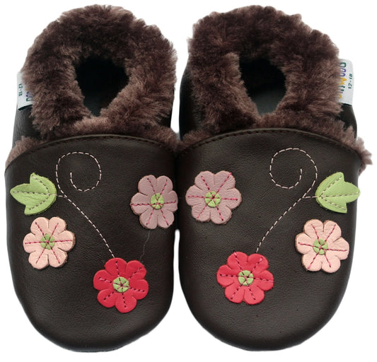 Jinwood Soft Sole Baby Girl Shoe- w/fur