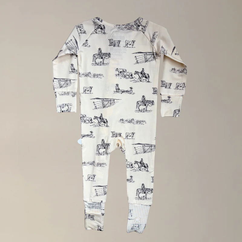 Prairie Cowboy Infant Sleepwear (Cream)