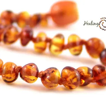 Healing Amber Bracelets 5.5 Inch- Caramel