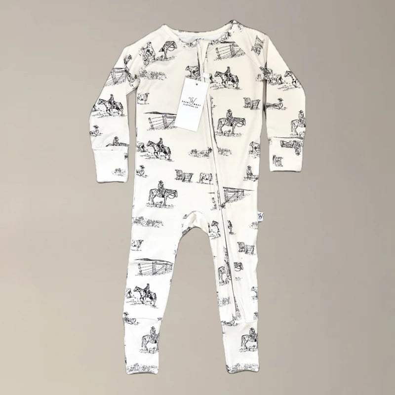 Prairie Cowboy Infant Sleepwear (Cream)
