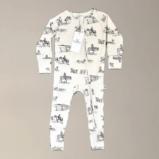 Prairie Cowboy Infant Sleepwear (Cream)