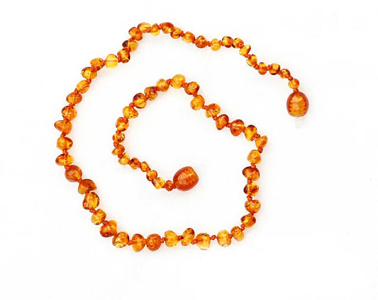 Healing Amber Necklaces 11 Inch- Caramel
