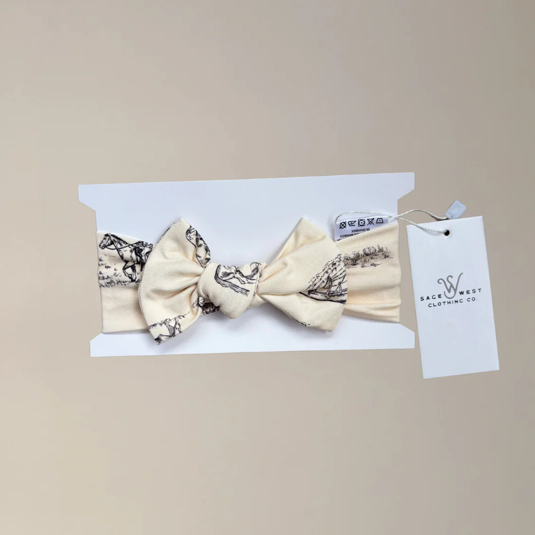 Prairie Cowboy Infant Headband