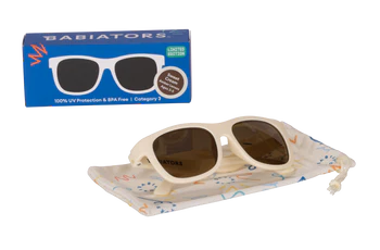 Babiator Sunglasses (Includes Microfiber Printed Bag) Sweet Cream