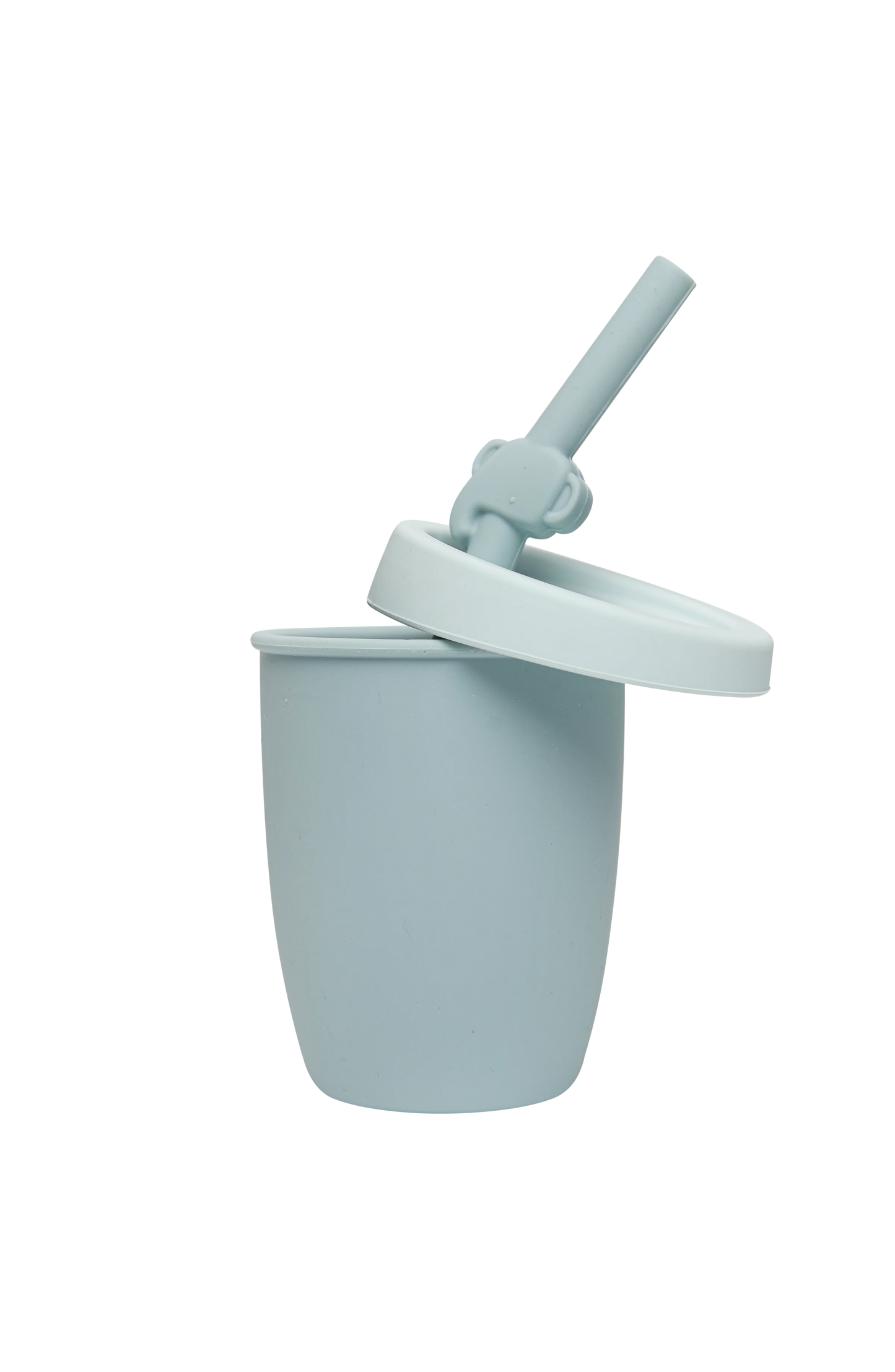 Silicone Cup with Straw