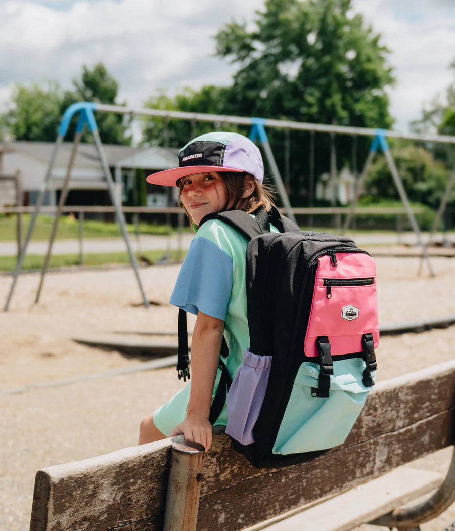 Headster- Colorblock Candy Crushed Backpack - 26L