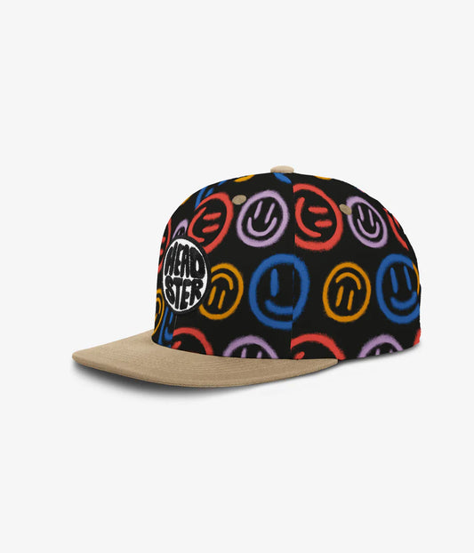 Headster- Happy Face Snapback