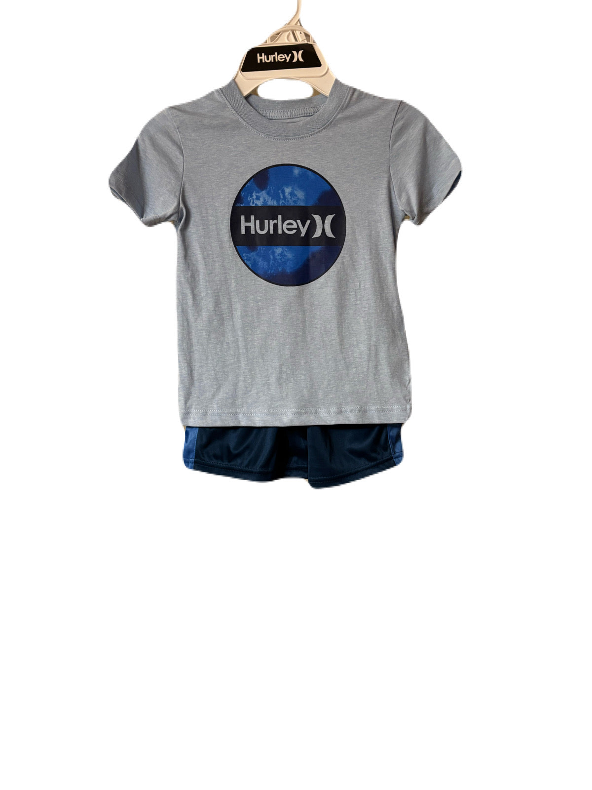 Hurley 2 Piece Short Set- Chambray Blue