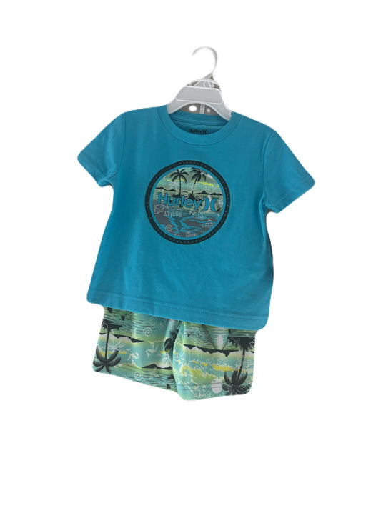 Hurley 2 Piece Short Set- Blue Lazer
