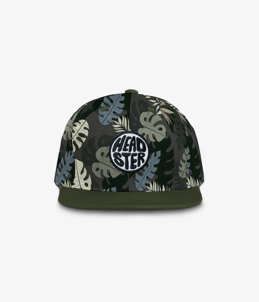 Headster- Leaf-Up Snapback - Charcoal
