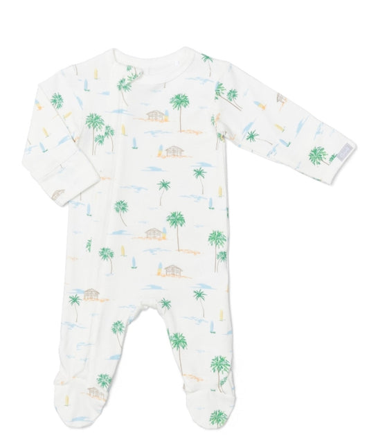 Coccoli Boy Newborn Sleeper (Palm Tree)