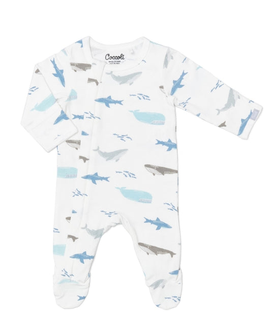 Coccoli Boy Newborn Sleeper (Ocean Life)