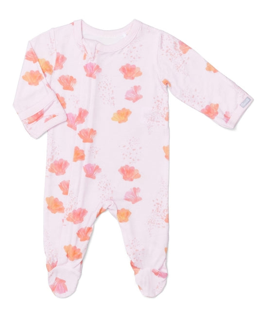 Coccoli Girl Newborn Sleeper (Seashells on Pink)