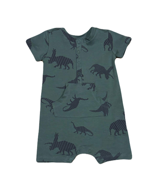 North Coast- Baby Boy Romper Lily Pad Dinos