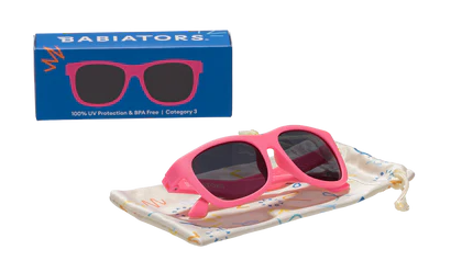Babiator Sunglasses (Includes Microfiber Printed Bag) Think Pink