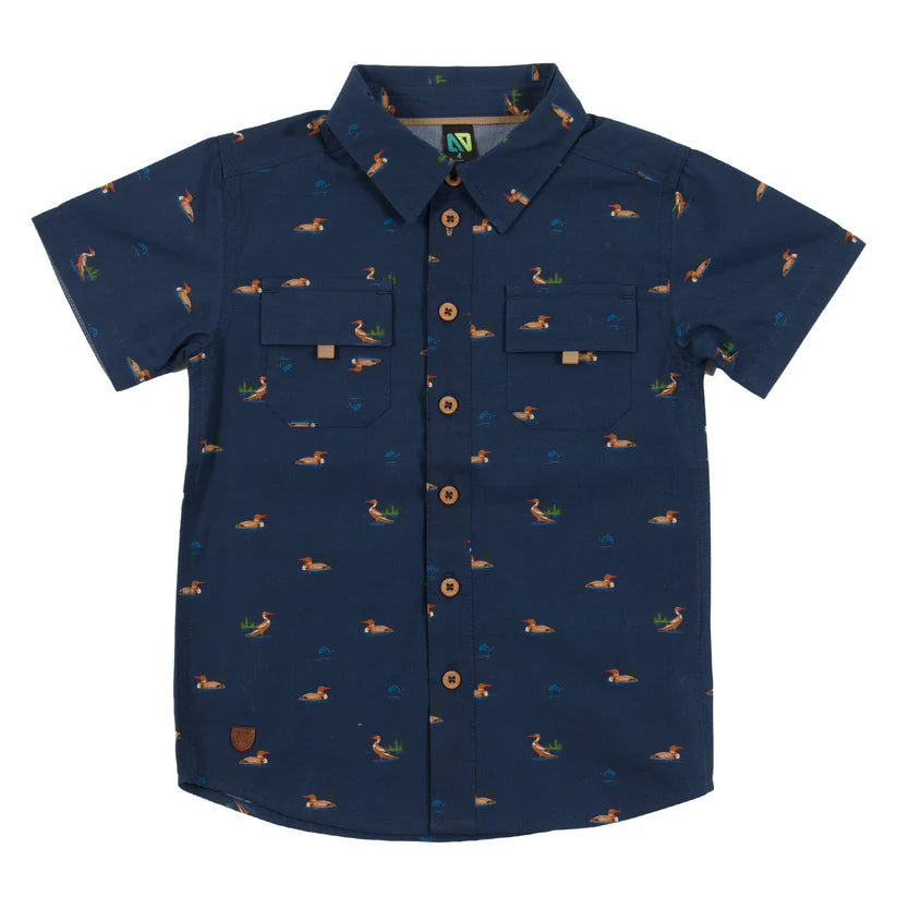 Nano-Boys Navy Blue Shirt