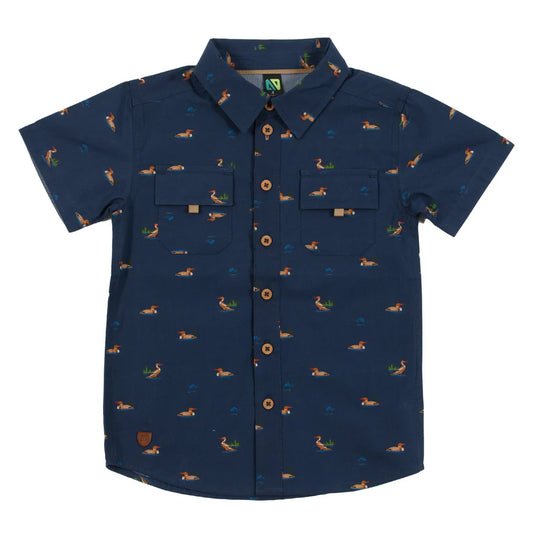 Nano-Boys Navy Blue Shirt