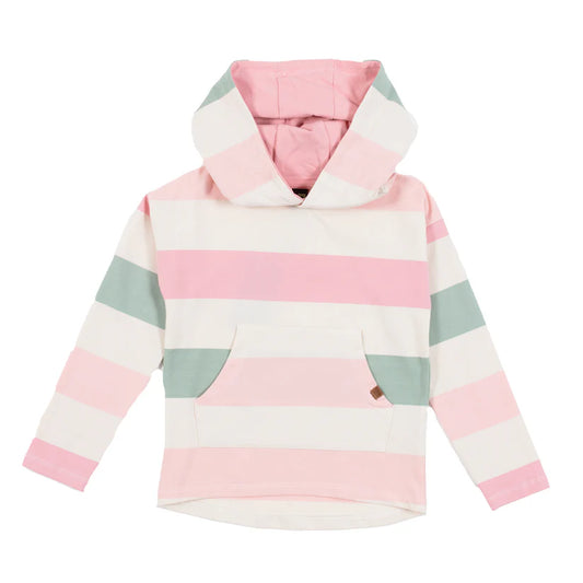 Nano-Girls Striped Jersey Hoodie