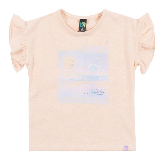 Nano-Girls Heather Coral T-Shirt