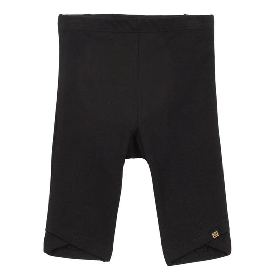 Nano-Baby Girl Legging 3/4 Length-Black