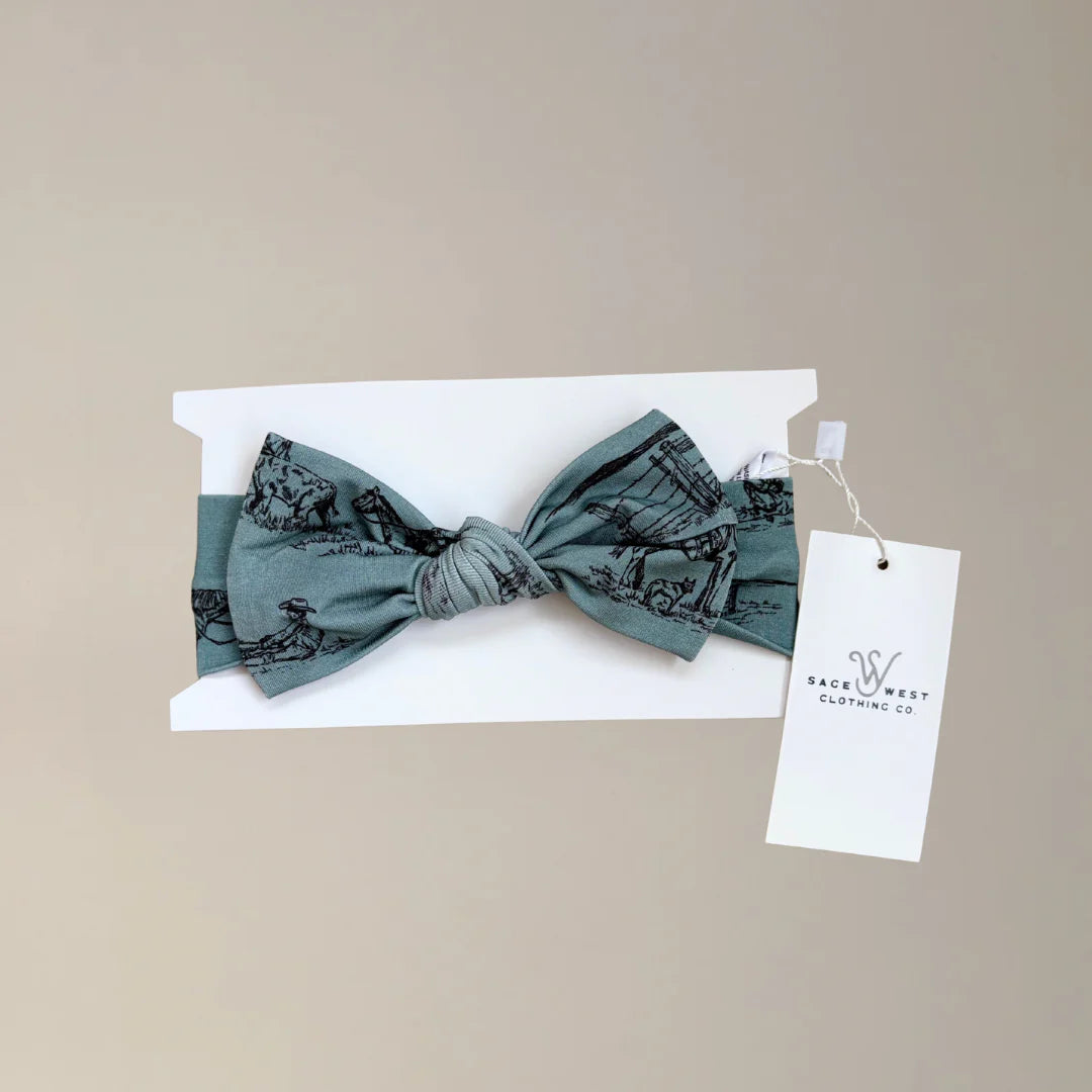 Prairie Cowboy Infant Headband