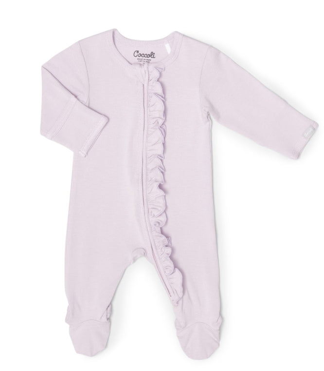 Coccoli Girl Newborn Sleeper (Lavender Fog)