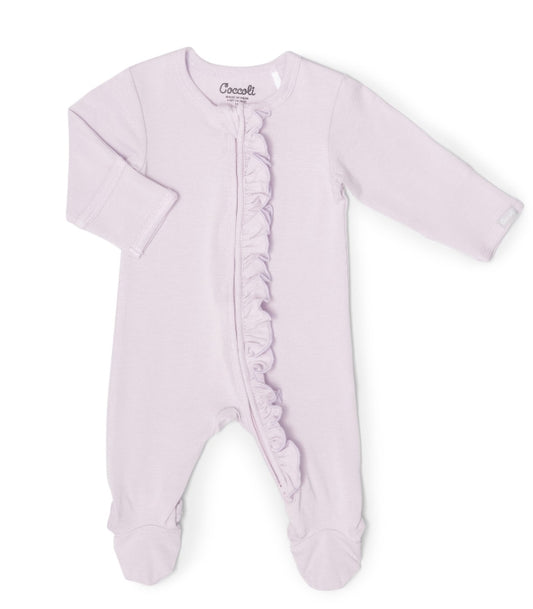 Coccoli Girl Newborn Sleeper (Lavender Fog)