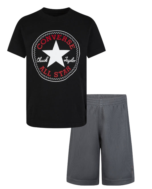 Converse Short Sleeve T-Shirt and Shorts Set