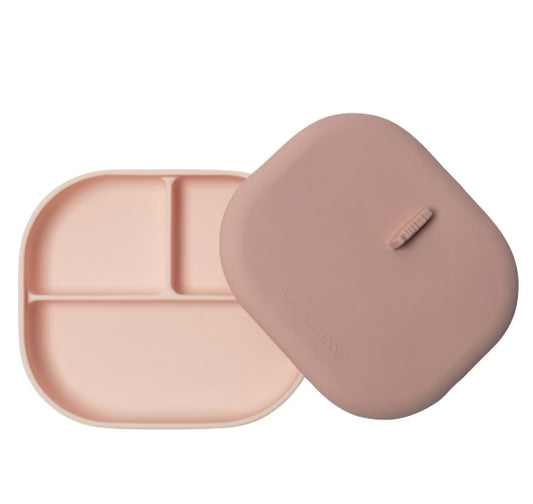 Silicone Divided Plate with lid