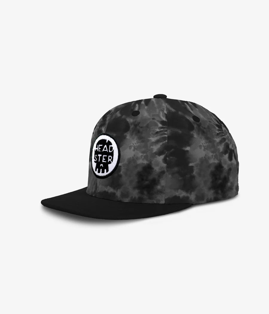 Headster- Tie Dye Black Snapback