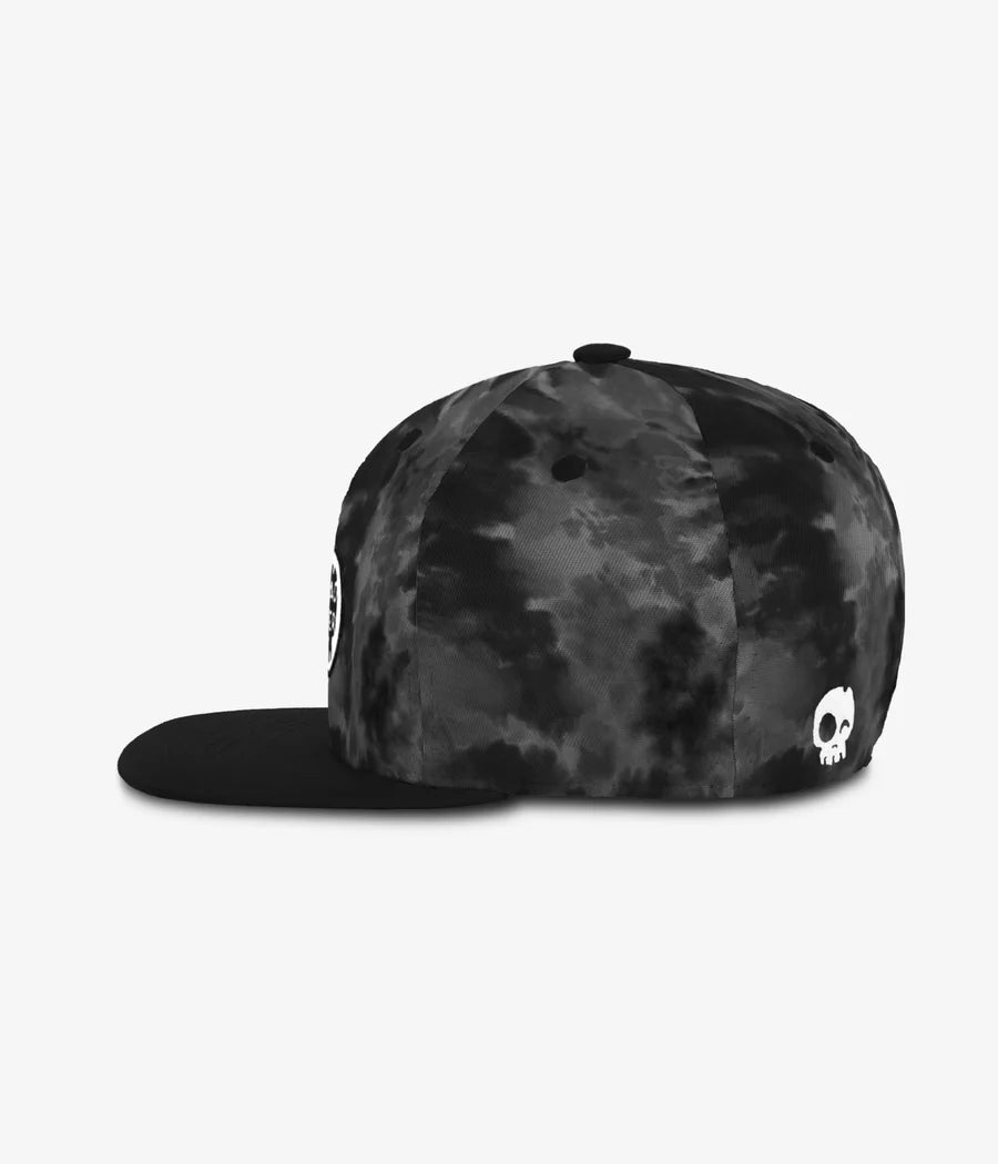 Headster- Tie Dye Black Snapback