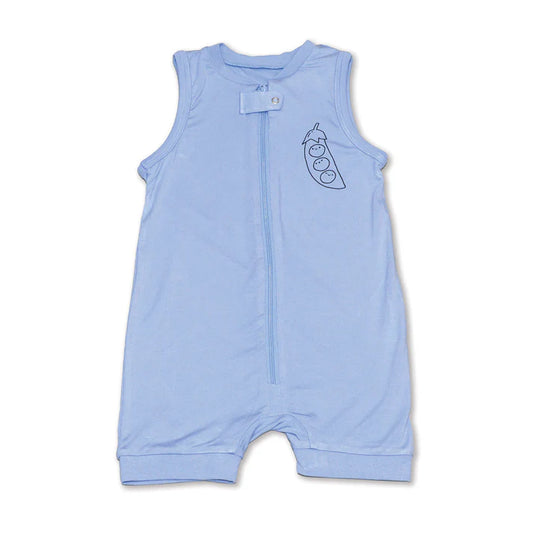 Bamboo Sleeveless Romper (Skydive)