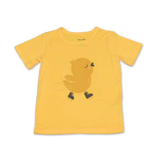 Bamboo Short Sleeve Graphic Tee (Banana Cream)