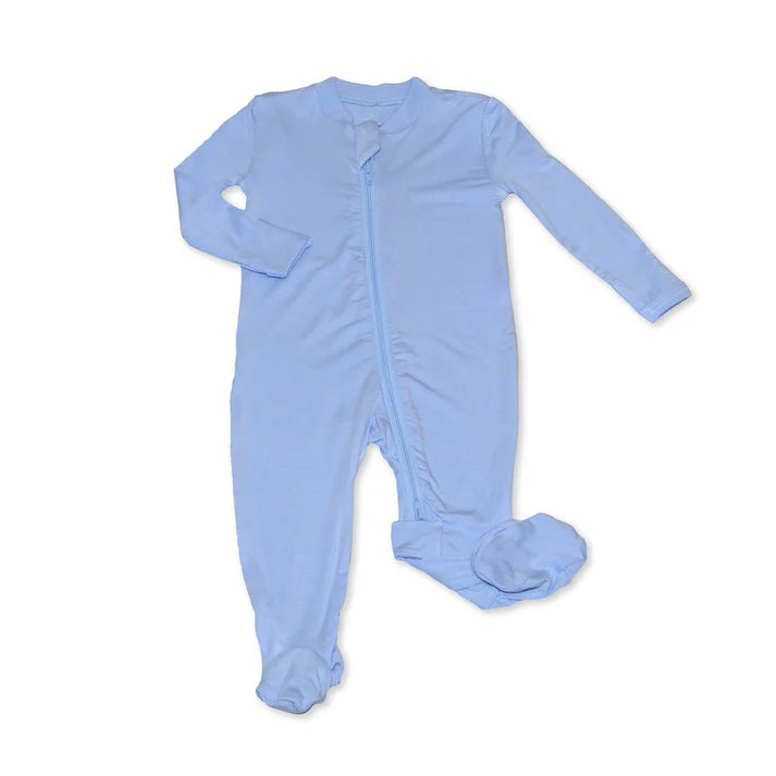 Bamboo Footies with Two Way Zipper (Skydive)